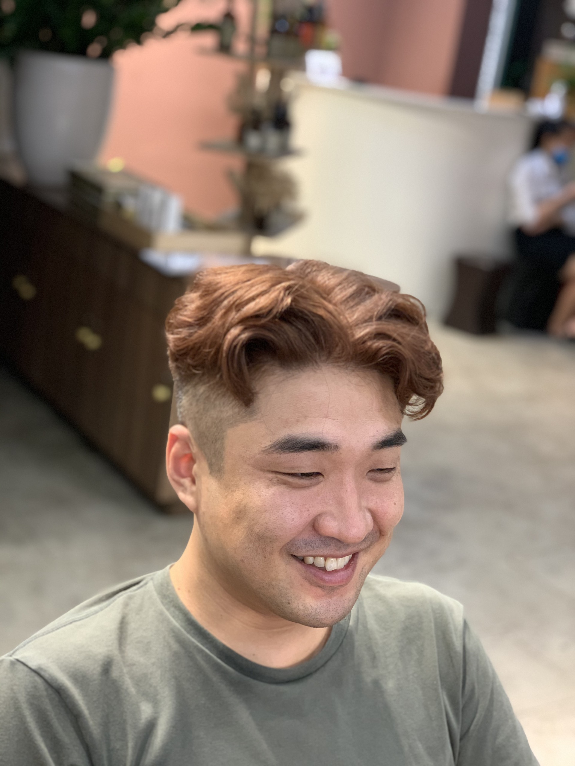 men's hairdye color